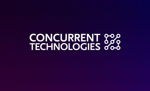 Concurrent Technologies Logo on Dark Background