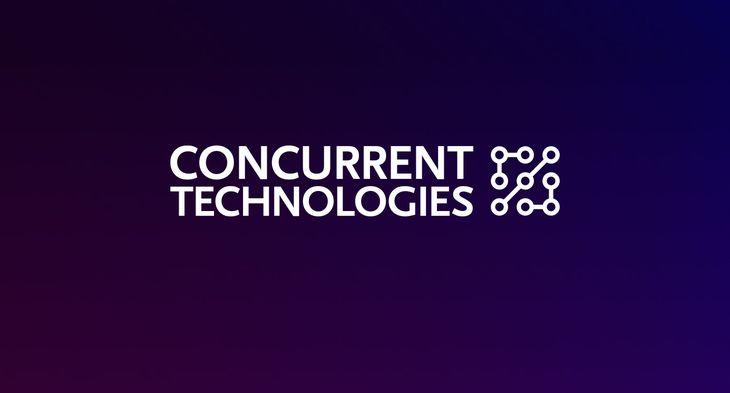 Concurrent Technologies Logo on Dark Background