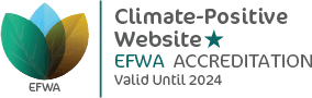 Climate-Positive Website - EFWA Accredited.