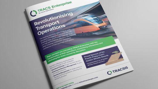 A example of a Tracsis brochure.