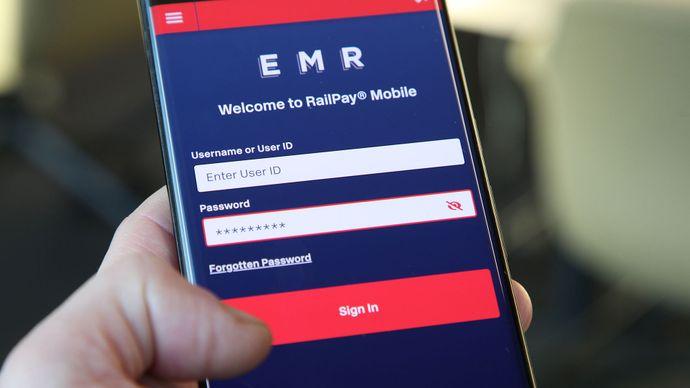 RailPay App design