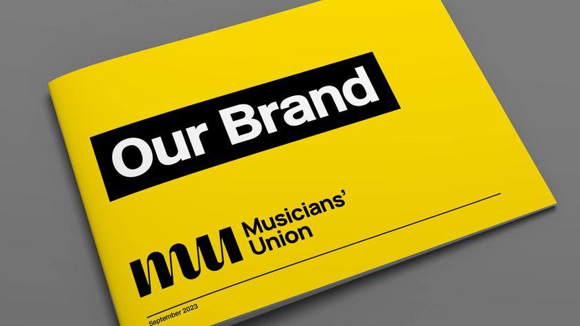 The cover of the MU's brand guidelines.